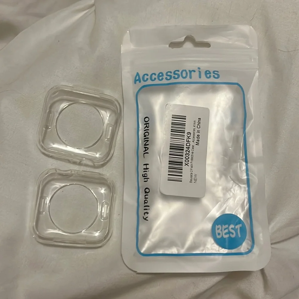 Two pack of Apple Watch protective cases 41 mm